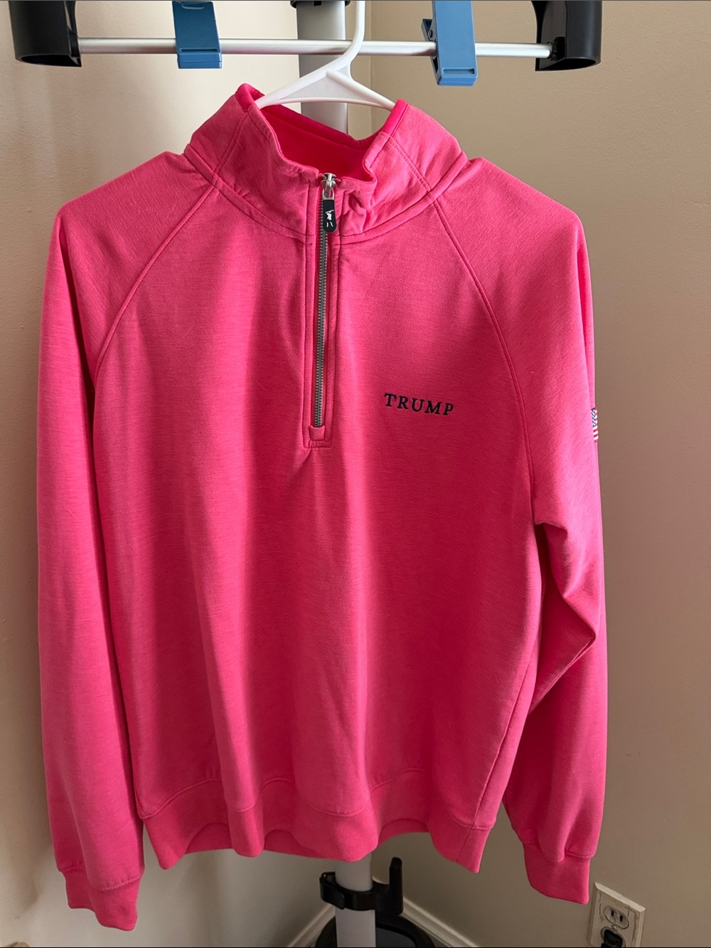 Fairway & Greene Men’s Quarter-Zip Sweater Trump